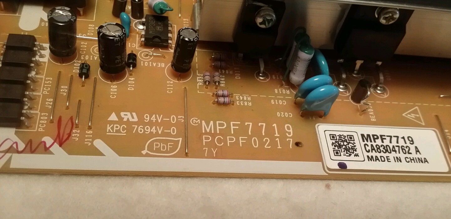 PANASONIC MPF7719 (PCPF0217) NETZTEIL FÜR TH-50PX80U